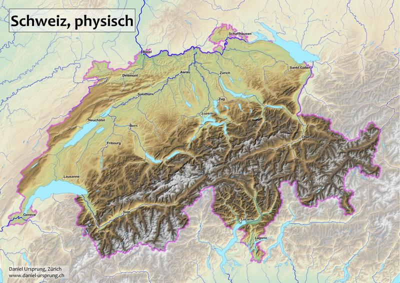 Schweiz physisch